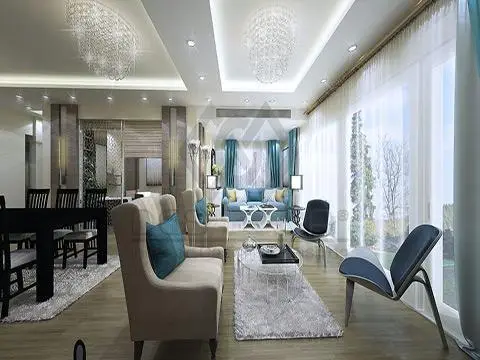 ديكورات صالات استقبال مودرن